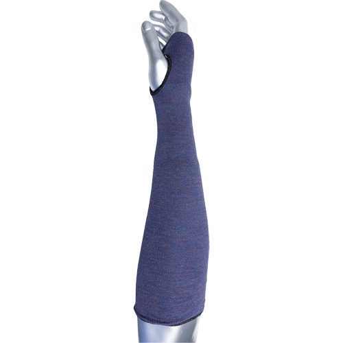 Kut Gard&reg; ECO Series 2-Ply ASP Sleeve with Thumb Hole, Aramid, 14", ASTM ANSI Level A3, Purple Fastek