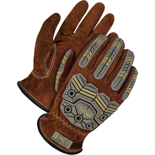 Classic Reverse Grain Driver Gloves, X-Large, Grain Pigskin Palm Fastek