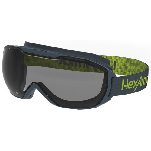 MX500 Safety Goggles, Grey Lens, Anti-Fog/Anti-Scratch, Indirect Vent Fastek