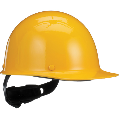 Skullgard&reg; Full Brim Hard Hat, Ratchet Suspension, Yellow Fastek