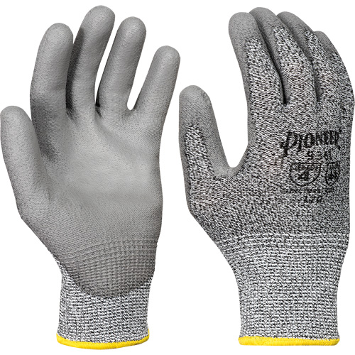 Cut-Resistant Gloves, Size Small, 13 Gauge, Polyurethane Coated, ASTM ANSI Level A4 Fastek