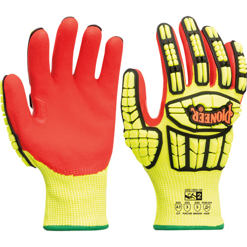 Cut and Impact-Resistant Gloves, Small, Synthetic Palm, Knit Wrist Cuff Fastek