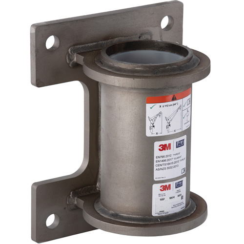 DBI-SALA&reg; Confined Space Wall Mount Base, Stainless Steel Fastek