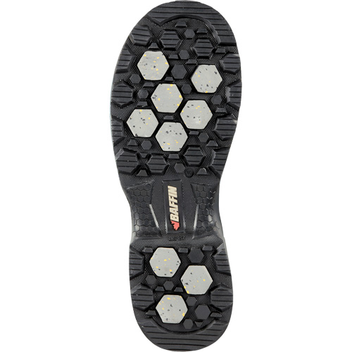 Bottes de s&eacute;curit&eacute; Ice Monster pour hommes, Cuir, Semelle R&eacute;sistant aux perforations, Pointure 8 Fastek