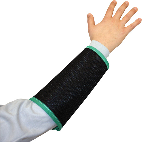 Kut Gard&reg; 2-Ply Cane Mesh Sleeve, Nylon, 9", ASTM ANSI Level A4, Black Fastek
