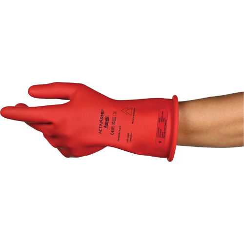 ActivArmr&reg; RIG R011RUL Ultra-Lightweight Electrical Insulated Gloves, ASTM Class 0, Size 7, 11" L Fastek