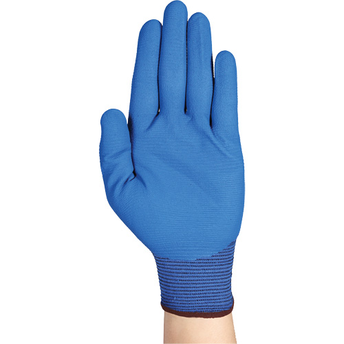 HyFlex&reg; 11-814 Gloves, Size 5/2X-Small, 18 Gauge, Foam Nitrile Coated, Nylon/Spandex Shell, ASTM ANSI Level A1/EN 388 Level 1/EN 388 Level A Fastek
