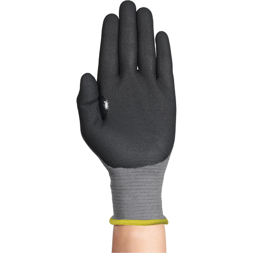Gants r&eacute;sistants &agrave; la coupe HYFLEX 11-574, Taille 5/2T-petit, Calibre 21, Rev&ecirc;tement Mousse de nitrile, Enveloppe en Intercept, ASTM ANSI niveau A4/EN 388 niveau D Fastek