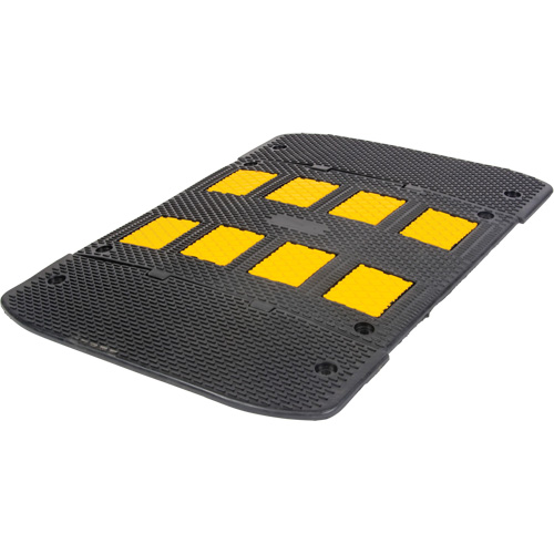 Bosse de d&eacute;c&eacute;l&eacute;ration avec embouts d'extr&eacute;mit&eacute;s, Caoutchouc, 3' lo x 40" la x 2" h Fastek