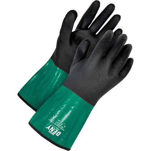 Chemical-Resistant Gloves with Cut-Resistant Lining, Size 11/2X-Large, 12" L, PVC Fastek
