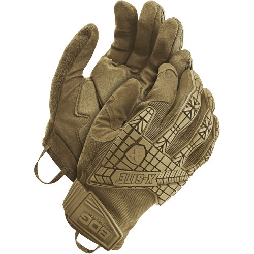 X-Site&reg; Impact Performance Gloves, Suede Palm, Size Small Fastek