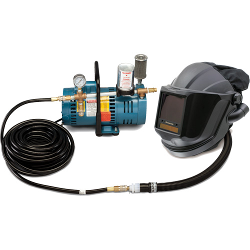 1-Worker MAXSHIELD&reg; Supplied Air Shield & Flip-Front Welding System Fastek