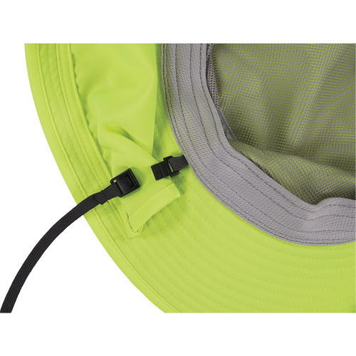 Chill-Its 8934 Ranger Hat with Neck Shade, Large/X-Large, Hi-Vis Lime Fastek