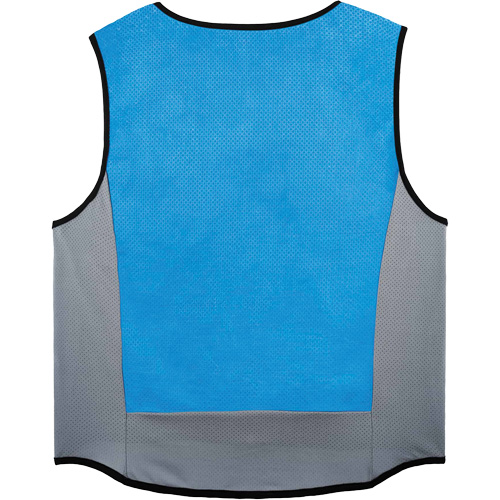 Chill-Its 6667 Wet Evaporative Cooling Vest with Zipper Closure, Large, Blue Fastek