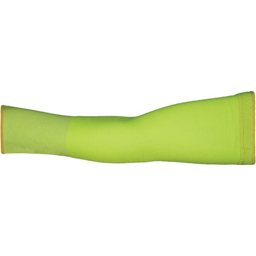 Max Cut Resistant Sleeves - Small, TenActiv, 12", ASTM ANSI Level A9, High Visibility Lime Fastek