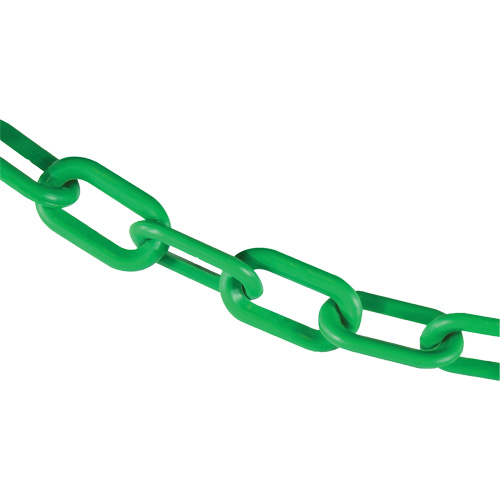 Plastic Barrier Chain, Green Fastek