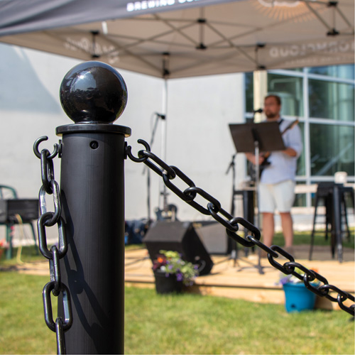 Plastic Barrier Chain, Green Fastek