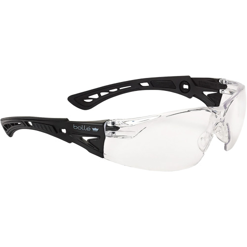 Rush+ Small BSSI Safety Glasses, Clear Lens, Anti-Fog/Anti-Scratch, ANSI Z87+ Fastek