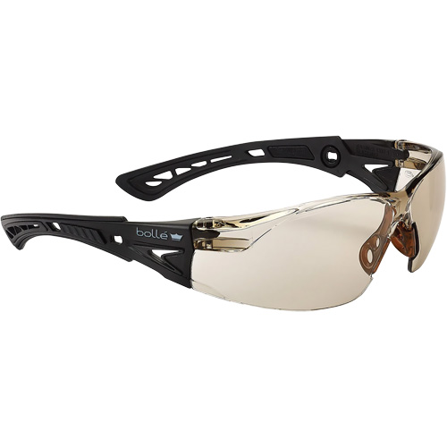 Rush+ Small BSSI Safety Glasses, Copper/Brown Lens, Anti-Fog/Anti-Scratch, ANSI Z87+ Fastek