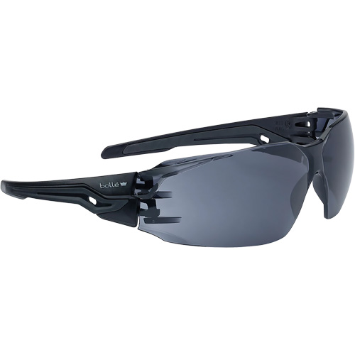 Silex+ BSSI Safety Glasses, Smoke/Grey Lens, Anti-Fog/Anti-Scratch, ANSI Z87+ Fastek