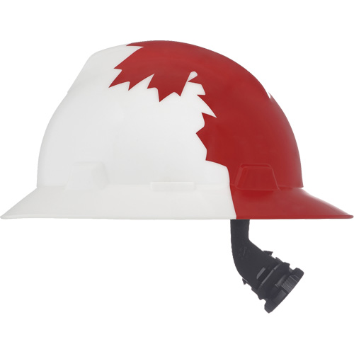 Casque de protection V-Gard &agrave; fentes s&eacute;rie Canadian Freedom, Suspension Rochet, Non ventil&eacute; Fastek