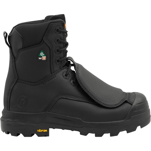 Vulcan Work Boots with External Metguard, Leather, Size 5, Impermeable Fastek