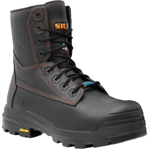 Metpro Flex Work Boots with Metguard, Leather, Size 9-1/2, Impermeable Fastek