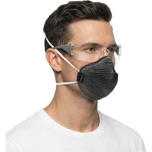 Adapt Lite Grey/Green Safety Glasses, Clear Lens, Anti-Fog/Anti-Scratch, ANSI Z87+/Meets/Exceeds CSA Z94.3 Fastek