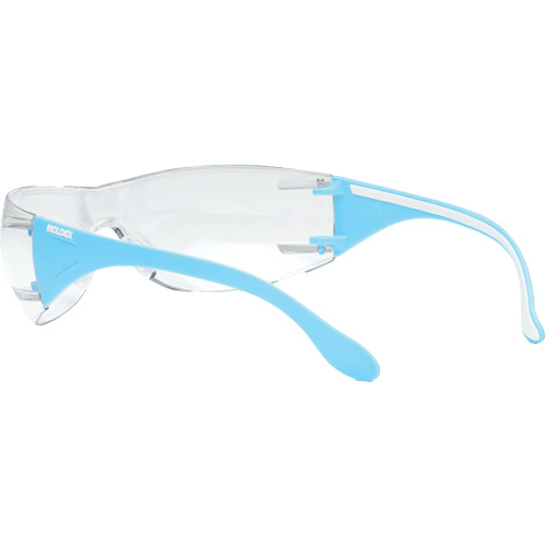 Adapt Lite Blue/White Safety Glasses, Clear Lens, Anti-Fog/Anti-Scratch, ANSI Z87+/Meets/Exceeds CSA Z94.3 Fastek