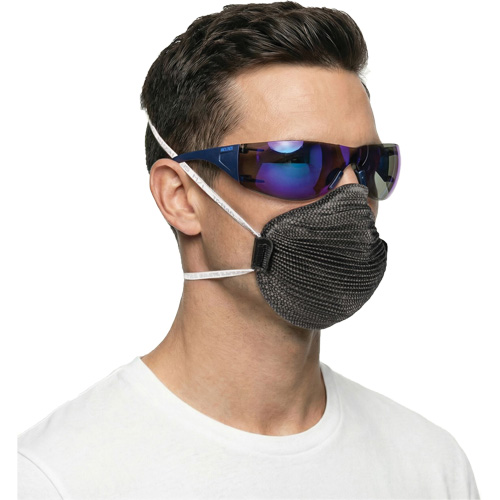 Adapt Lite Safety Glasses, Blue Mirror Lens, Anti-Fog/Anti-Scratch, ANSI Z87+/Meets/Exceeds CSA Z94.3 Fastek