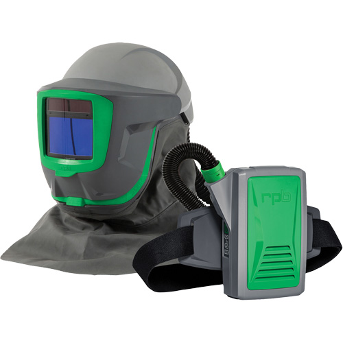Z-Link+ syst&egrave;me APR motoris&eacute; avec cape &agrave; l'&eacute;paule & visi&egrave;re, Respirateur &agrave; masque/Masque de soudage Fastek