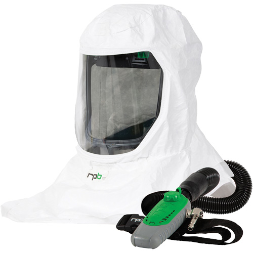 Respirateur T-Link avec casquette, tube de respiration & C40, Cagoule ample & visi&egrave;re Fastek