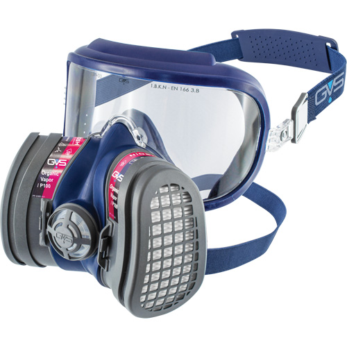 Respirateur &agrave; profil bas Elipse Integra OV-P100 NIOSH avec filtres de rechange, &eacute;lastom&egrave;re/Thermoplastique, Petit/Moyen Fastek