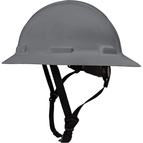 Casque de s&eacute;curit&eacute; &agrave; bordure compl&egrave;te LIDGUARD avec mentonni&egrave;re, R&eacute;pond aux normes CSA type 2, Suspension Rochet, Ventil&eacute; Fastek