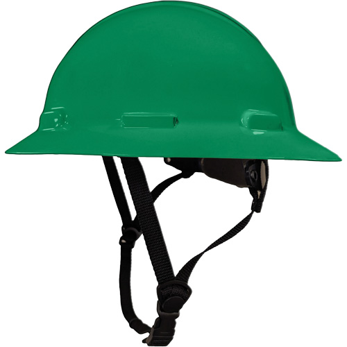 Casque de s&eacute;curit&eacute; &agrave; bordure compl&egrave;te LIDGUARD avec mentonni&egrave;re, R&eacute;pond aux normes CSA type 2, Suspension Rochet, Ventil&eacute; Fastek