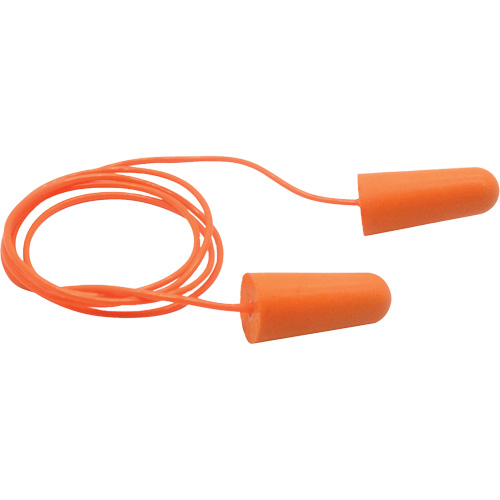 SEALTEC TipGrip Orange TPR Triple-Flange Reusable Earplugs, Uncorded, Bulk - Box, 26 dB dB NRR, One-Size Fastek