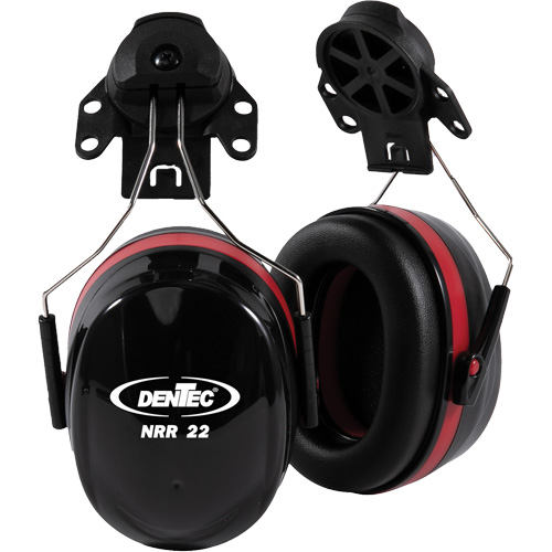 Cache-oreille SEALTEC de s&eacute;rie 500 avec bras doubles en acier inoxydable, Fixation pour casque, 26 dB NRR dB Fastek
