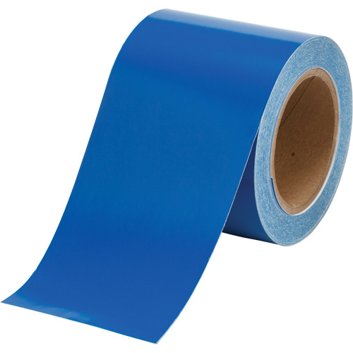 Pipe Marker Tape, 90', Blue Fastek