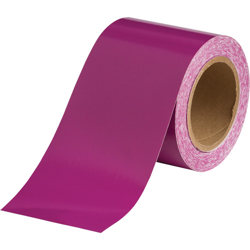 Pipe Marker Tape, 90', Purple Fastek