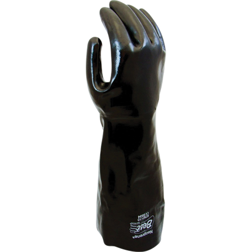 Chemical Resistant Gloves, 16" L, Neoprene, Cotton Inner Lining, 70-mil Fastek