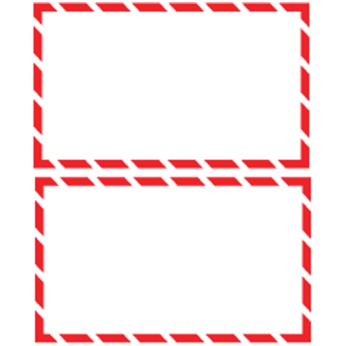 &eacute;tiquettes SIMDUT 200/pqt, Papier, Rouleau, 4-3/4" lo x 8-1/2" la Fastek