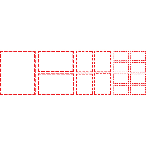&eacute;tiquettes SIMDUT 400/pqt, Papier, Rouleau, 5-1/2" lo x 4-1/4" la Fastek