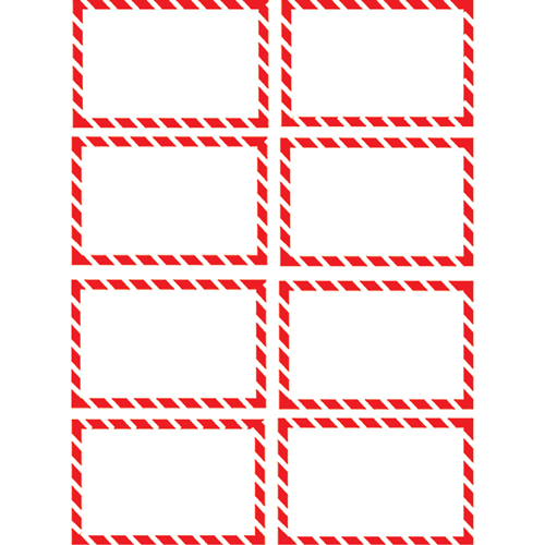 WHMIS Labels 100/Box, Vinyl, Sheet, 2-3/4" L x 4-1/4" W Fastek