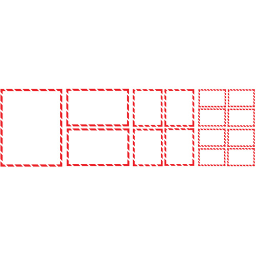 &eacute;tiquettes SIMDUT 200/bte, Vinyle, Rouleau, 4-3/4" lo x 8-1/2" la Fastek