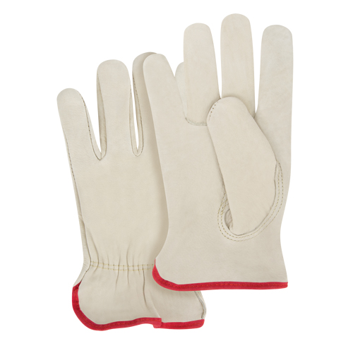 Close-Fit Driver's Gloves, 2X-Large, Grain Cowhide Palm Fastek