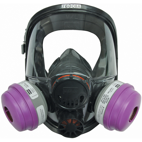 North&reg; 7600 Series Full Facepiece Respirator, Silicone, Large/Medium/Medium/Large Fastek