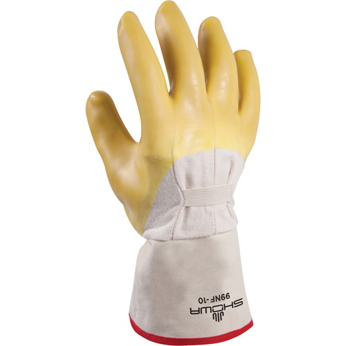 Nitty Gritty&reg; Gloves, 10, Latex Coating, Cotton Shell Fastek