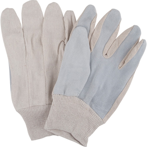 Standard-Duty Work Gloves, Large, Split Cowhide Palm Fastek