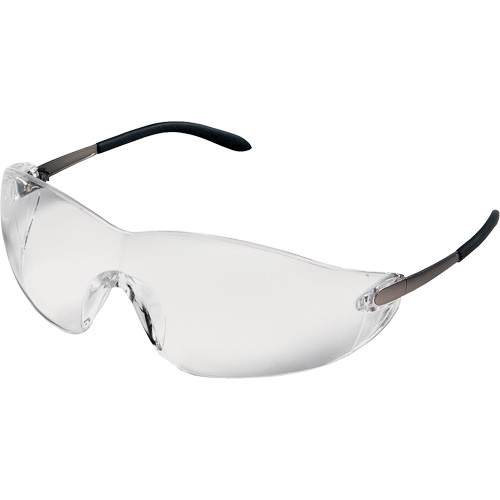 Blackjack&reg; Safety Glasses, Clear Lens, Anti-Scratch, ANSI Z87+/Meets/Exceeds CSA Z94.3 Fastek