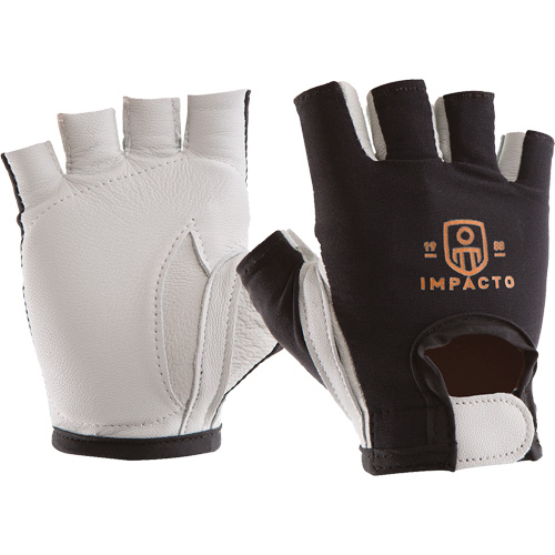 Anti-Impact Right-Hand Glove, Size Medium, Goatskin/Split Leather Palm Fastek